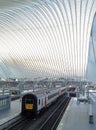 Train Station of Liege Guillemins, Belgium Royalty Free Stock Photo