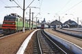 Train station in Lvov Royalty Free Stock Photo