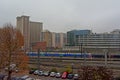 Train station and office buildings in Lille, France