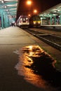 Train station Pardubice Royalty Free Stock Photo