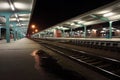 Train station Pardubice Royalty Free Stock Photo