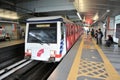 Train Station Scene in Kuala Lumpur Royalty Free Stock Photo