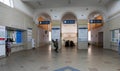 The train station of Stoubcy on Belarus Royalty Free Stock Photo