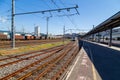 Train Station of Vilagarcia de Arousa Royalty Free Stock Photo