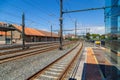 Train Station of Vilagarcia de Arousa Royalty Free Stock Photo