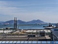 The train station of Yeosu city