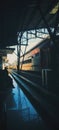 Train Station at Yogyakarta Indonesia Royalty Free Stock Photo