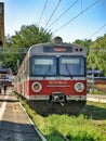 Train station in Zakopane in southern Poland.