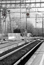 Train Stop Royalty Free Stock Photo