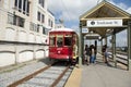 Train stop in new orleans Royalty Free Stock Photo