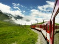Train in Switzerland (Oberalppass)