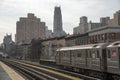 Train at 125th Street Station New York USA Royalty Free Stock Photo