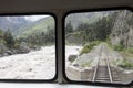 Train to Aquas Calientes in Peru Royalty Free Stock Photo