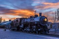 The train to the Grand Canyon at Williams Station, Arizona Royalty Free Stock Photo
