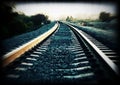 train track Royalty Free Stock Photo