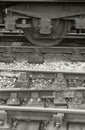 Train and track Royalty Free Stock Photo