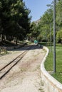 Train track of the Utrillas mining museum