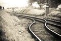 Train tracks Royalty Free Stock Photo