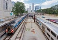 Train Tracks in Chicago