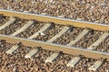 Train Tracks in depot - detail