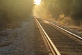 Train tracks Royalty Free Stock Photo