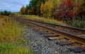 Train Tracks in Fall