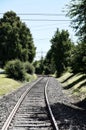 Train Tracks in Germany Royalty Free Stock Photo