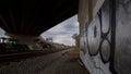 Train Tracks in Hyattsville Maryland Timelapse