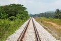 Train Tracks Leading to the Horizon