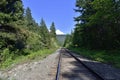 Train Tracks at Rainbow Park in Whistler, British Columbia, Canada