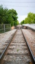 Train tracks to somewhere Royalty Free Stock Photo