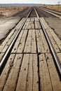 Train tracks USA Royalty Free Stock Photo