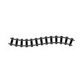 Train tracks vector icon design template