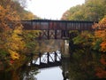 Autumn afternoon in Blackstone, Massachusetts Royalty Free Stock Photo