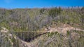 Train trestle on the Kettle Valley Railway near Kelowna, Canada Royalty Free Stock Photo