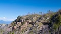 Train trestle on the Kettle Valley Railway near Kelowna, Canada Royalty Free Stock Photo