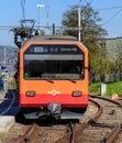 Train of the Uetliberg railway line in Zurich, Switzerland Royalty Free Stock Photo