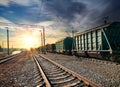 Train wagons Royalty Free Stock Photo
