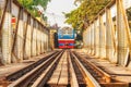 The Train Waiting Tourist at Long Bien station. Hanoi, Vietnam Longbien