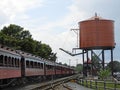 Historic train water tower Strasburg Pennsylvania