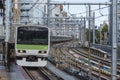 Train on Yamanote Line Tokyo Royalty Free Stock Photo