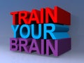 Train your brain on blue
