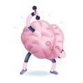 Train your brain, dumbbells exercises