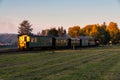 Train in Zittauer Gebirge Royalty Free Stock Photo