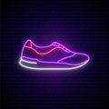 Trainers neon sign.