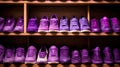 trainers purple sneakers Royalty Free Stock Photo