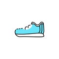 Trainers, shoes, sport icon. Element of color sport icon. Premium quality graphic design icon. Signs and symbols collection icon