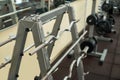 Training apparatus in gym. Royalty Free Stock Photo