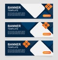 Training business workshop web banner design template Royalty Free Stock Photo