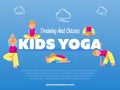 Training and classes kids yoga banner